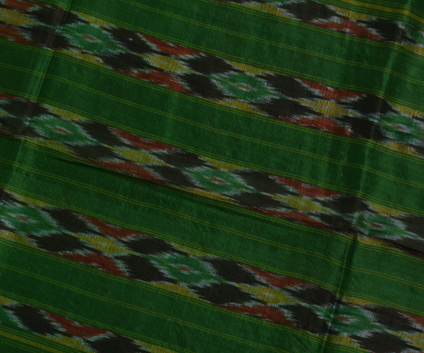 Sushila Vintage Purple Saree Pure Silk  Hand Woven Ikat Patola Sari Craft Fabric