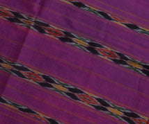 Sushila Vintage Green Saree Pure Silk Hand Woven Ikat Patola Sari Craft Fabric
