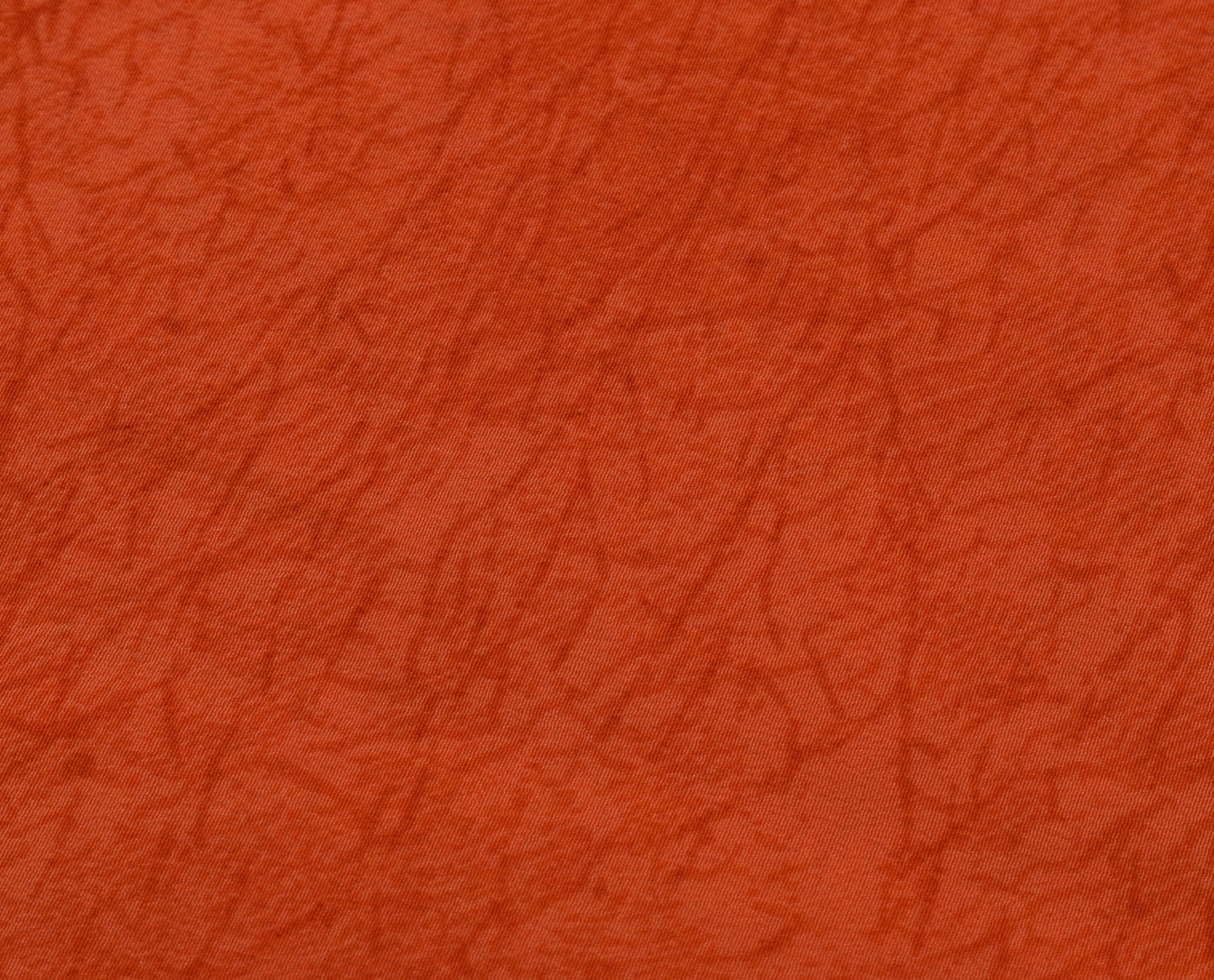 Sushila Vintage Indian Orange Saree Pure Crepe Silk Printed Sari Craft Fabric