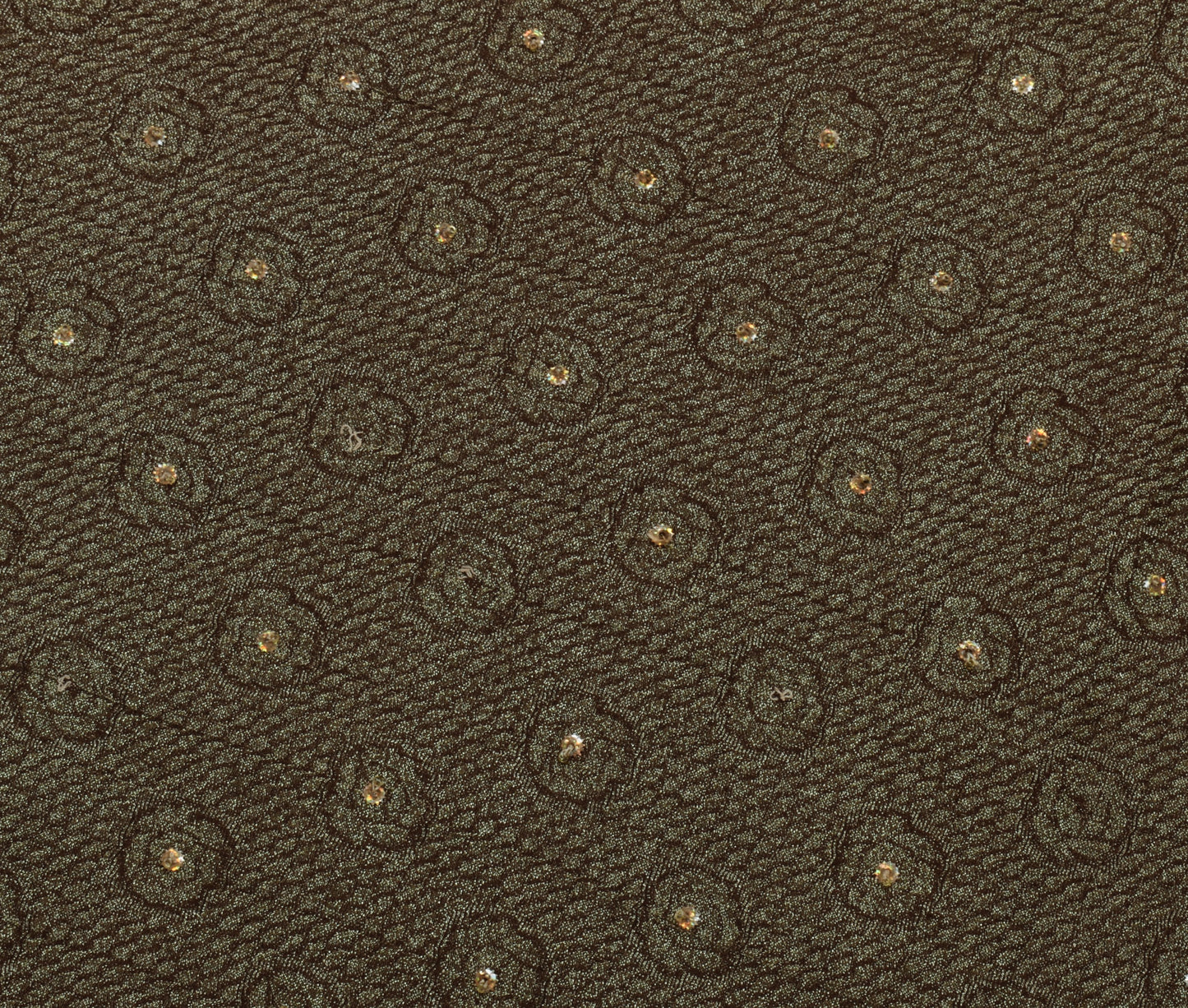 Sushila Vintage Brown Saree Blend Tissue Silk Woven Floral Sari Craft Fabric