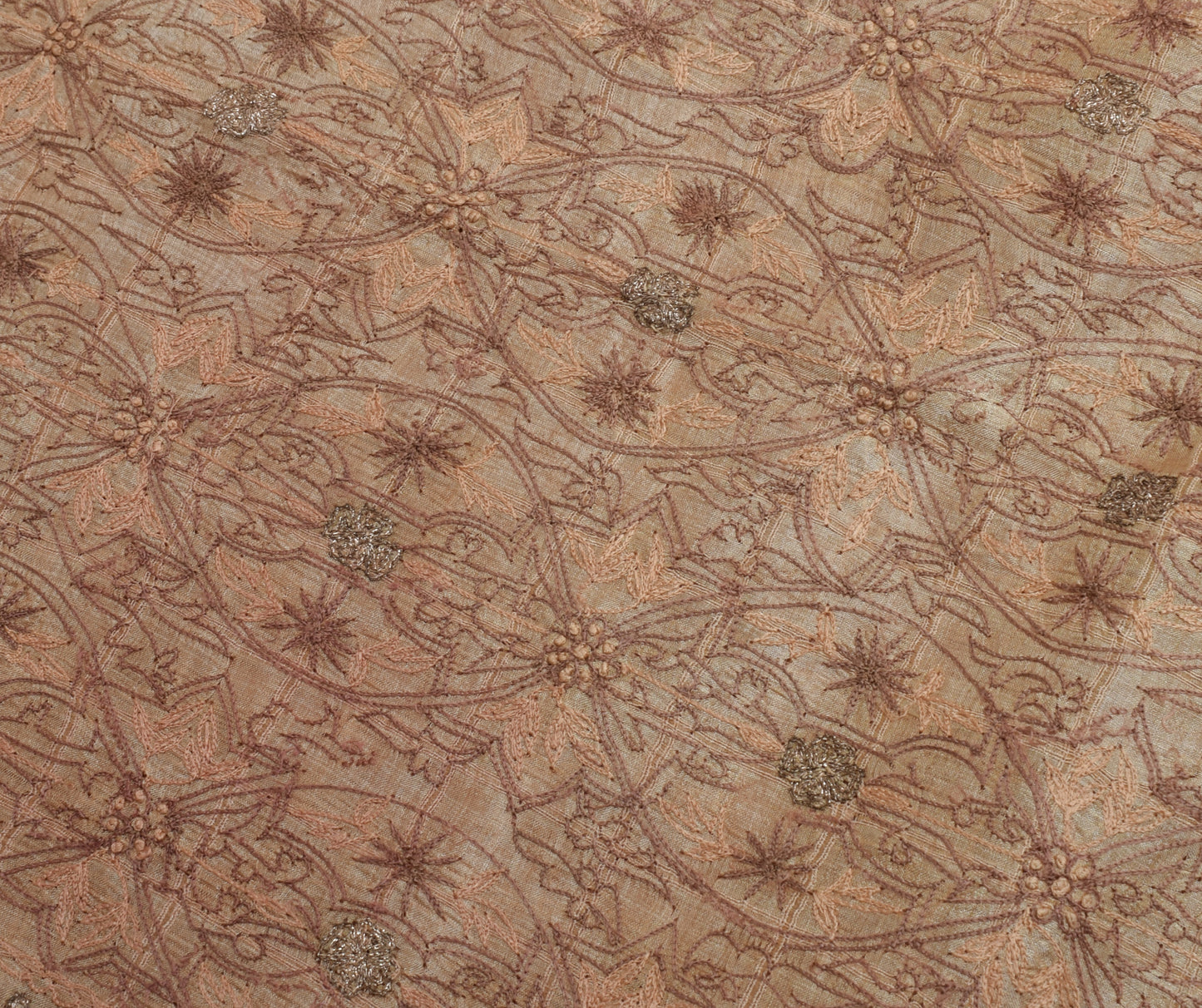 Sushila Vintage Indian Saree 100% Pure Silk Woven 5 Yard Sari Craft Fabric