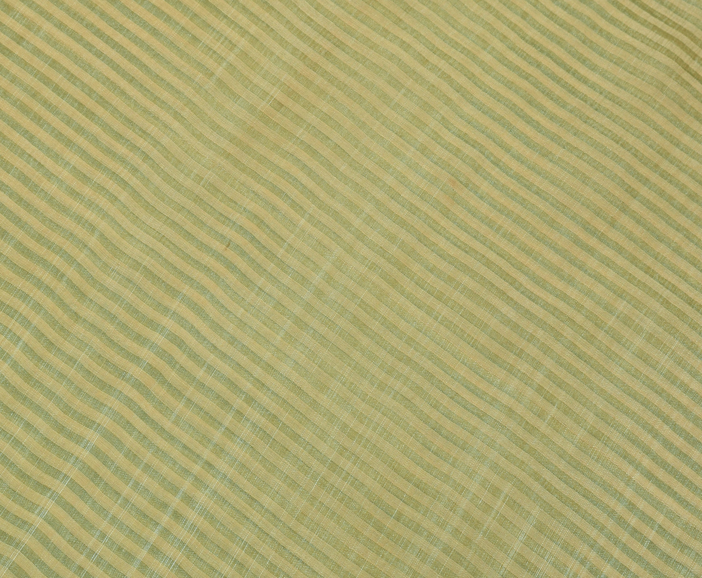 Sushila Vintage Indian Green Saree 100% Pure Silk Woven 5 Yard Sari Craft Fabric