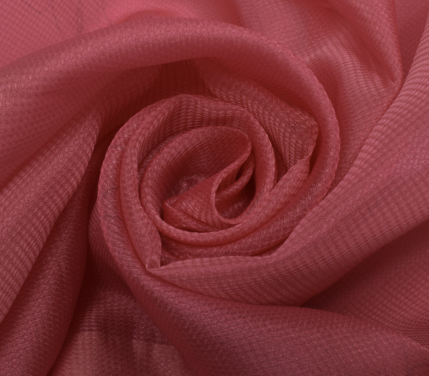 Sushila Vintage Pink Saree Blend Tissue Silk Hand Beaded Zardozi Sari Fabric