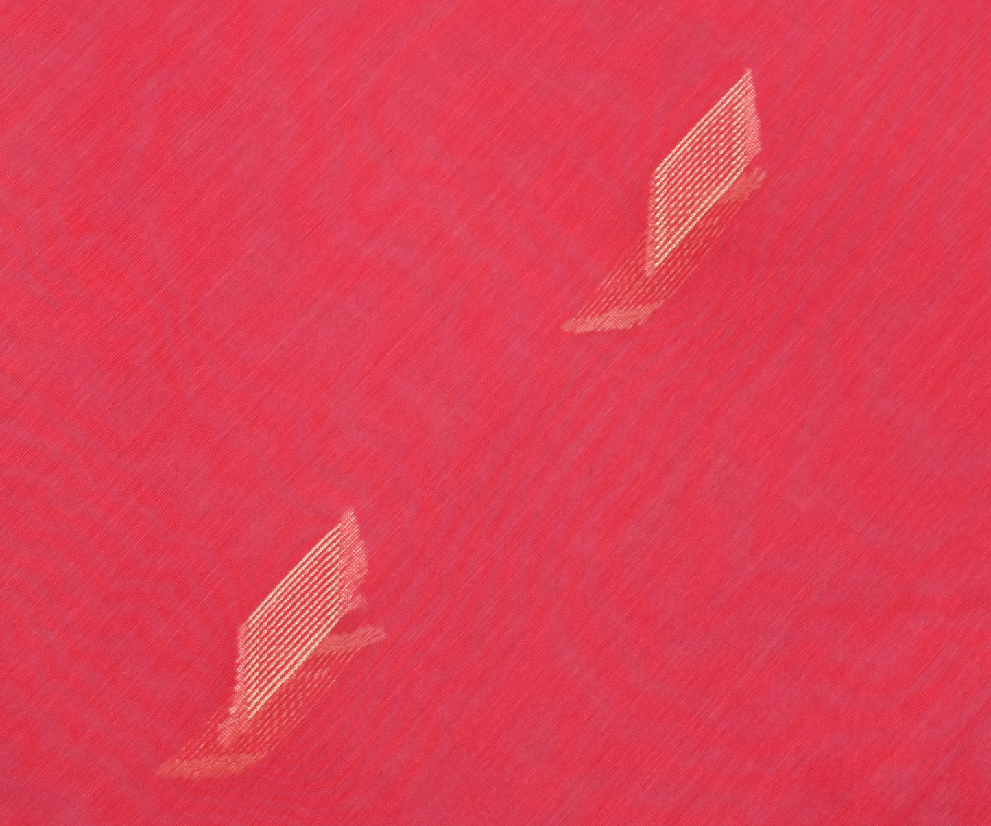 Sushila Vintage Pink Saree Blend Cotton Woven 5 Yard Sari Craft 5 Yard Fabric