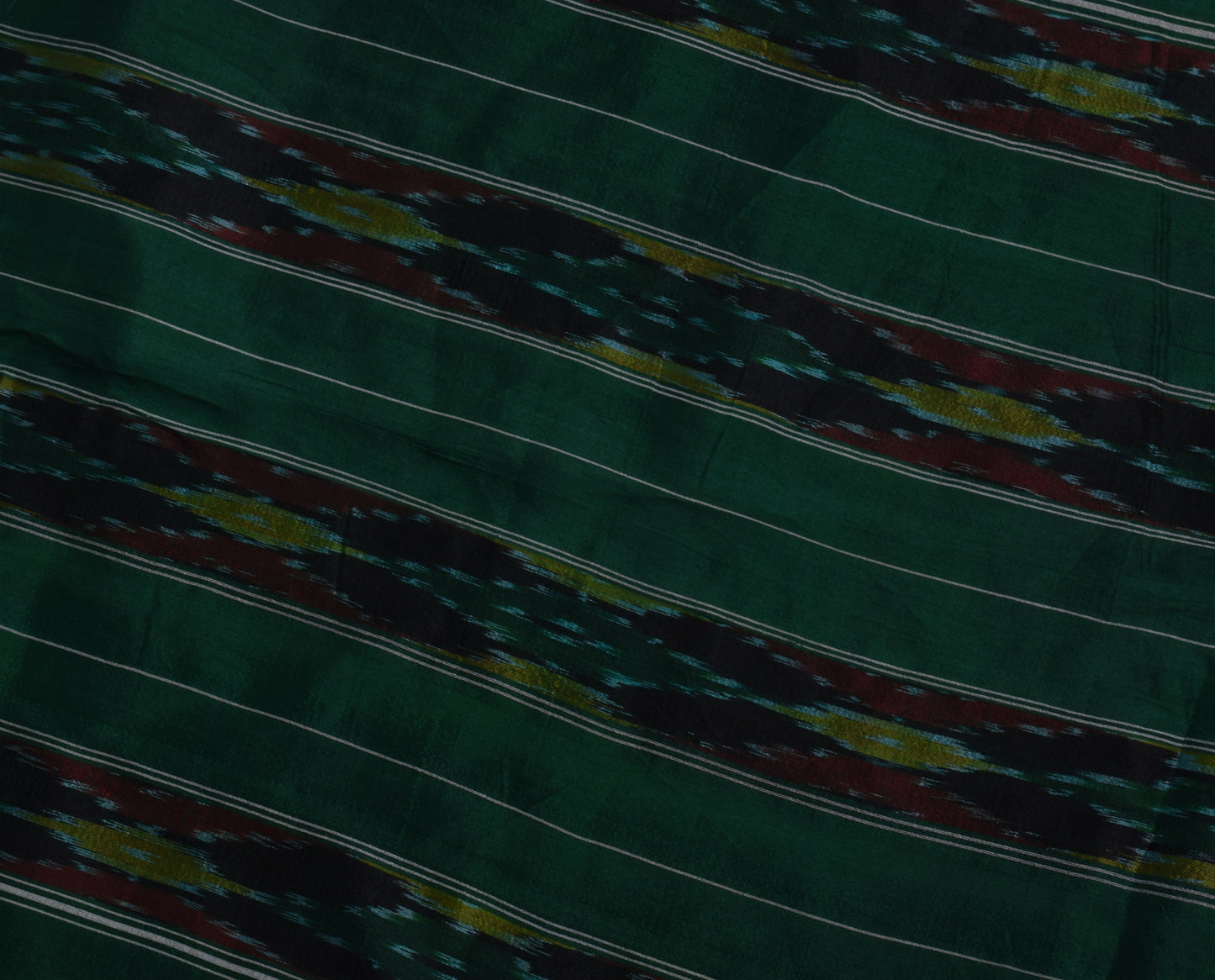 Sushila Vintage Purple Saree Pure Silk Hand Woven Ikat Patola Sari Craft Fabric