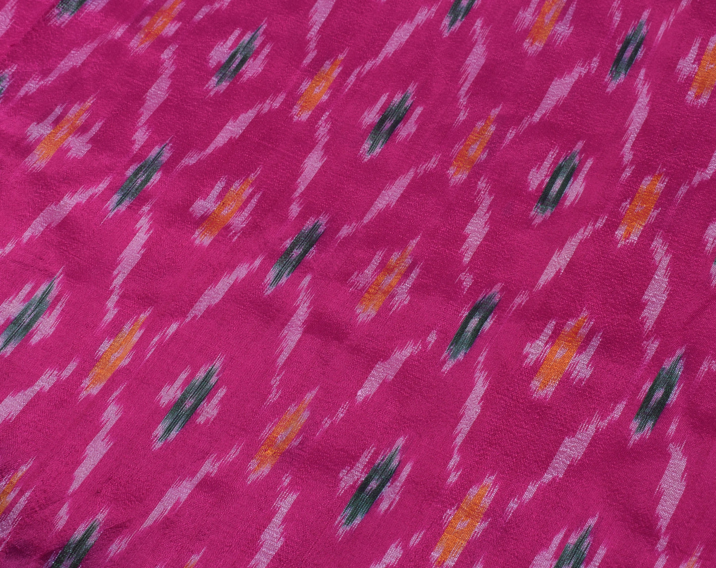 Sushila Vintage Purple Saree Pure Silk Hand Woven Ikat Patola Sari Craft Fabric