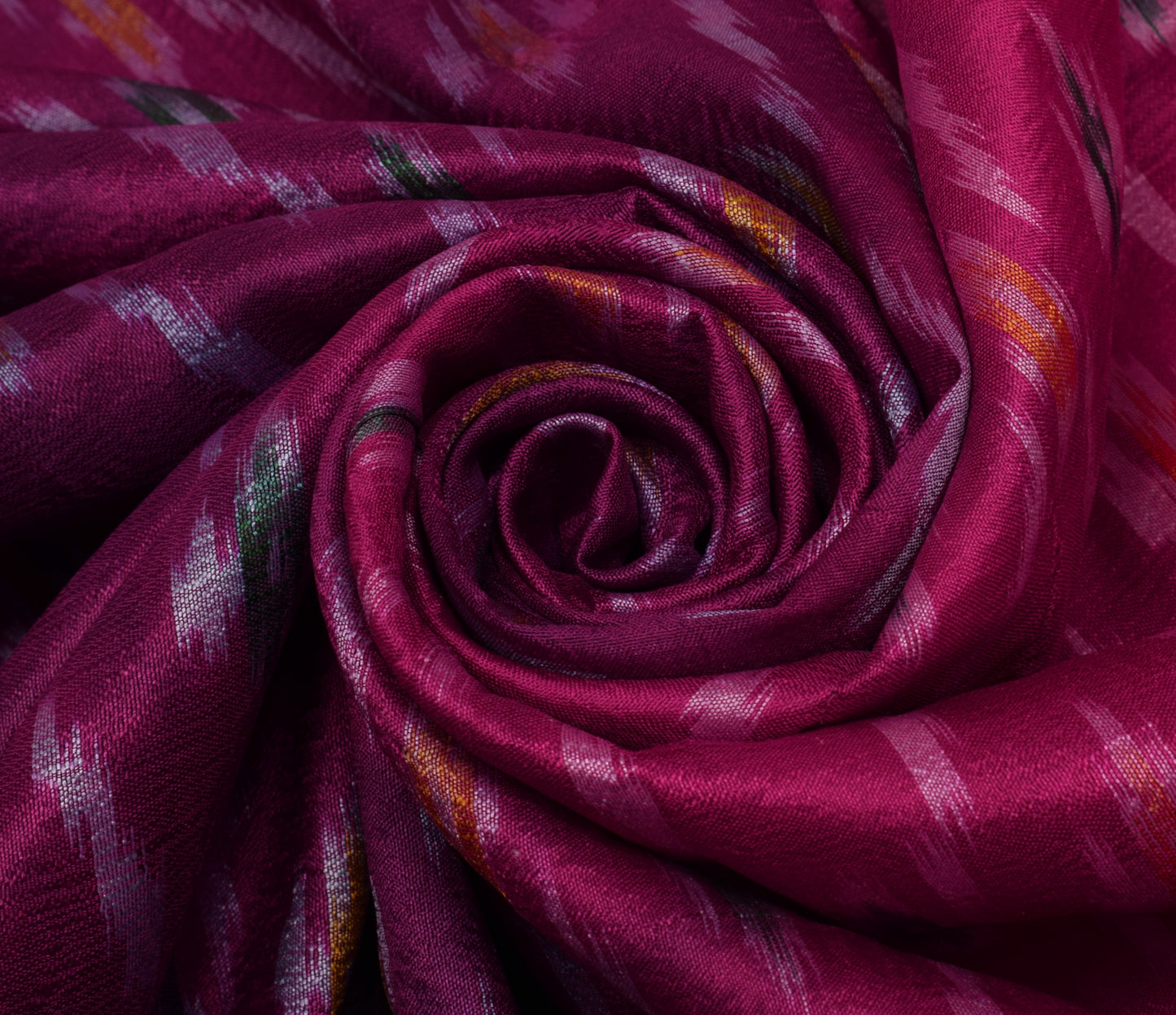 Sushila Vintage Purple Saree Pure Silk Hand Woven Ikat Patola Sari Craft Fabric