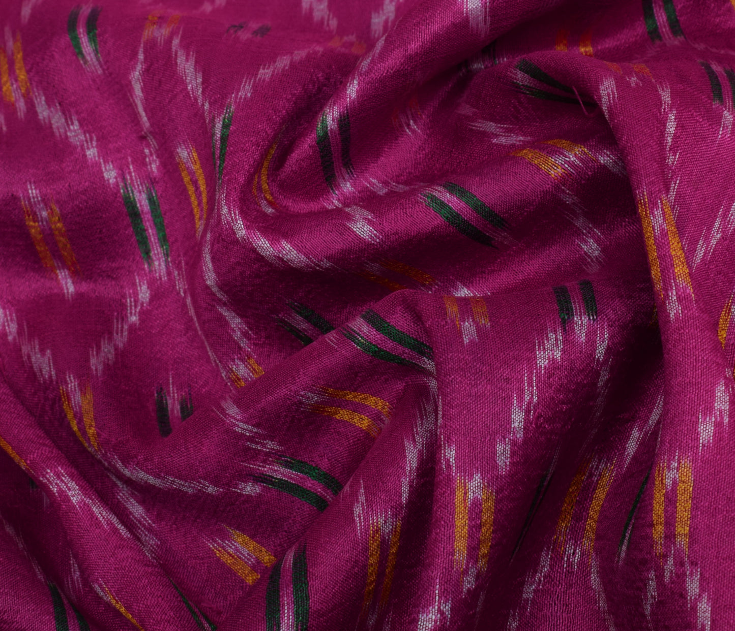 Sushila Vintage Purple Saree Pure Silk Hand Woven Ikat Patola Sari Craft Fabric