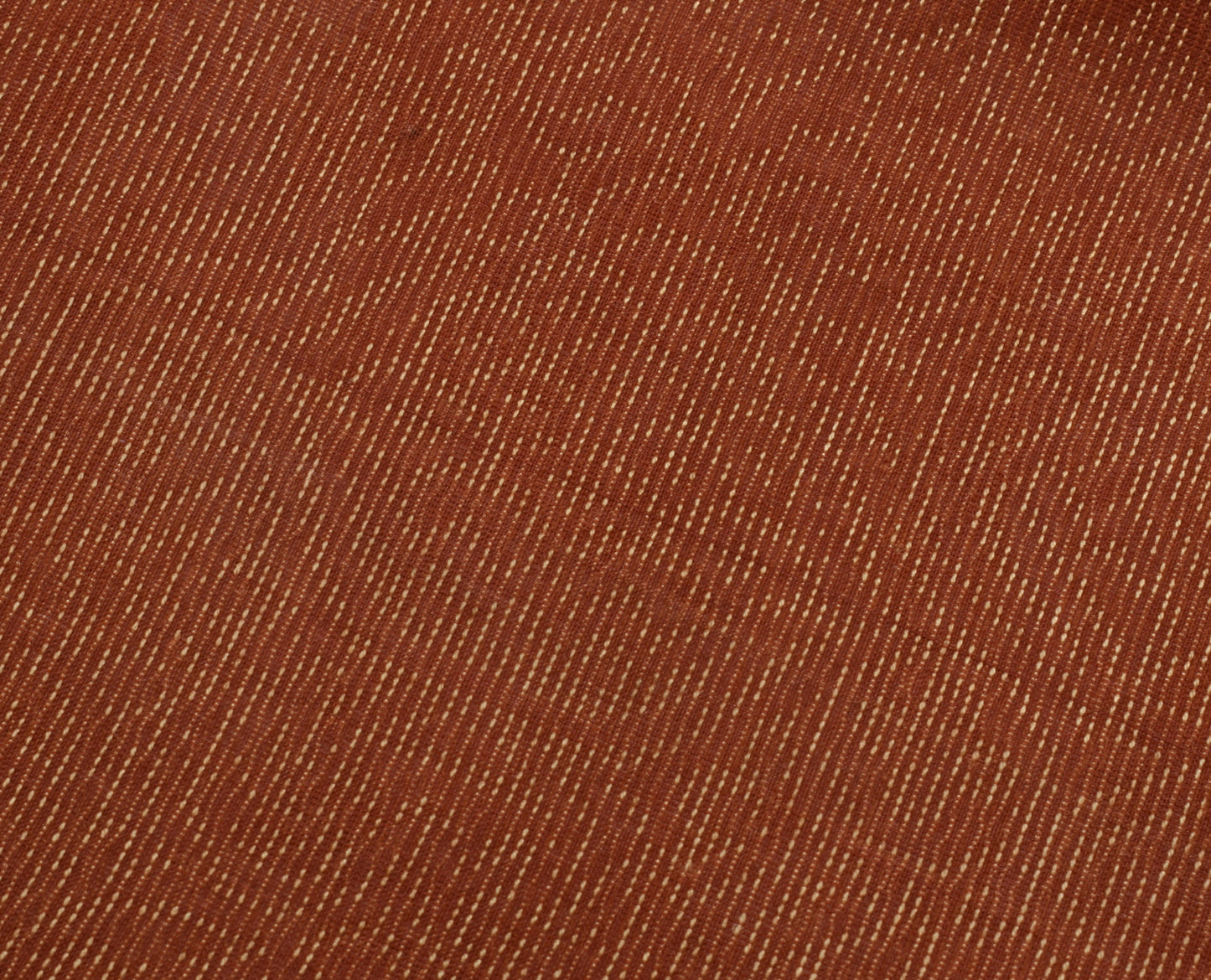 Sushila Vintage Indian Brown Sari Pure Silk Woven Floral Sari Craft Sheer Fabric