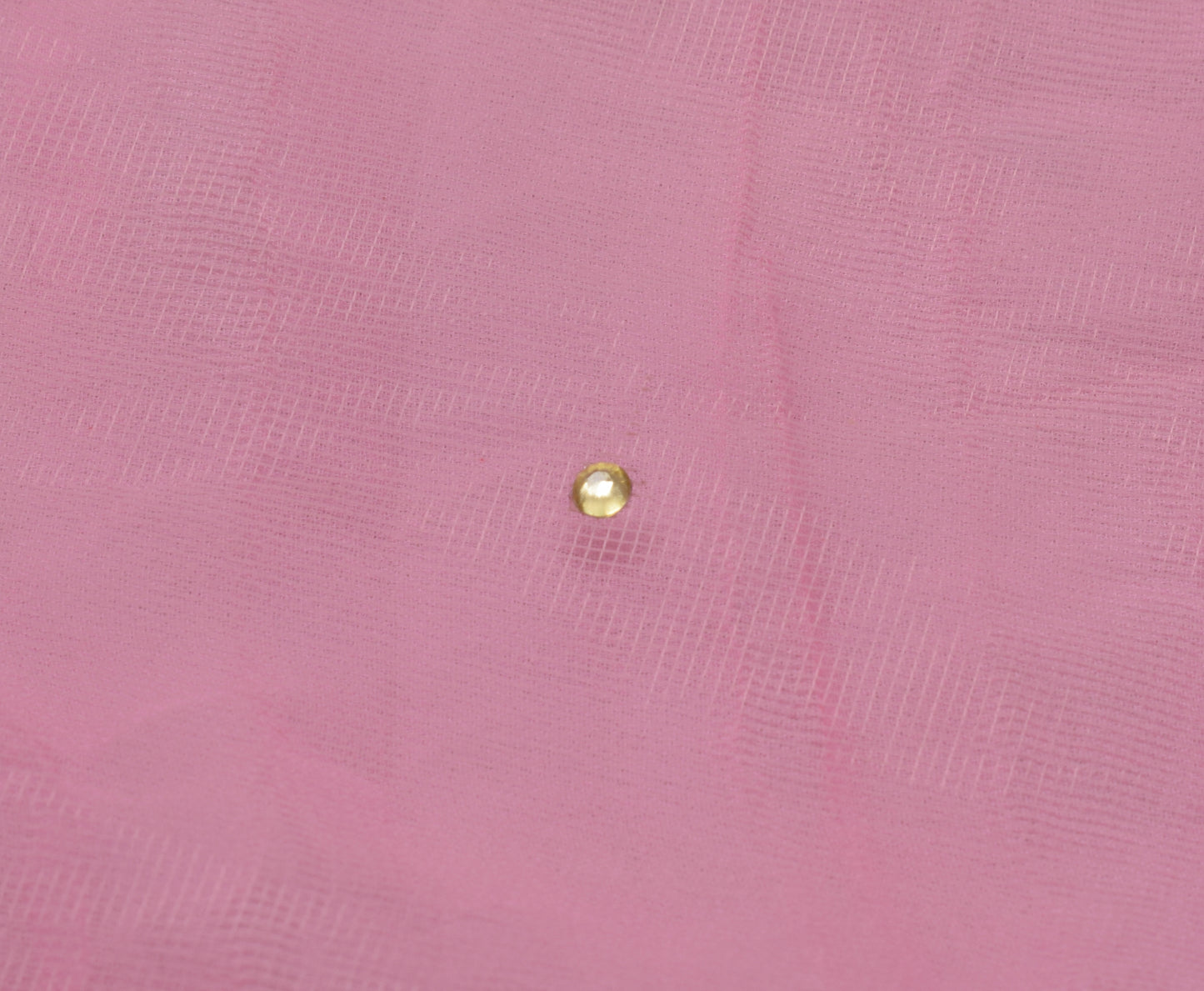 Sushila Vintage Pink Saree Art Georgette Silk & Net Mesh HEAVY Patch Work Sari Fabric