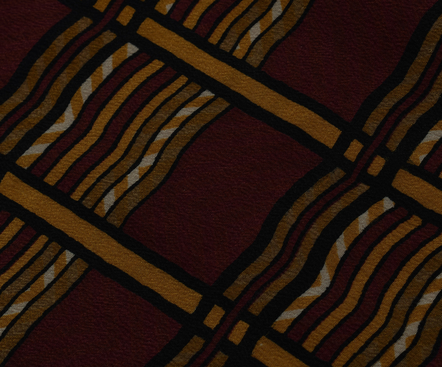 Sushila Vintage Brown Saree Pure Crepe Silk Hand Embroidered Kantha Sari Fabric