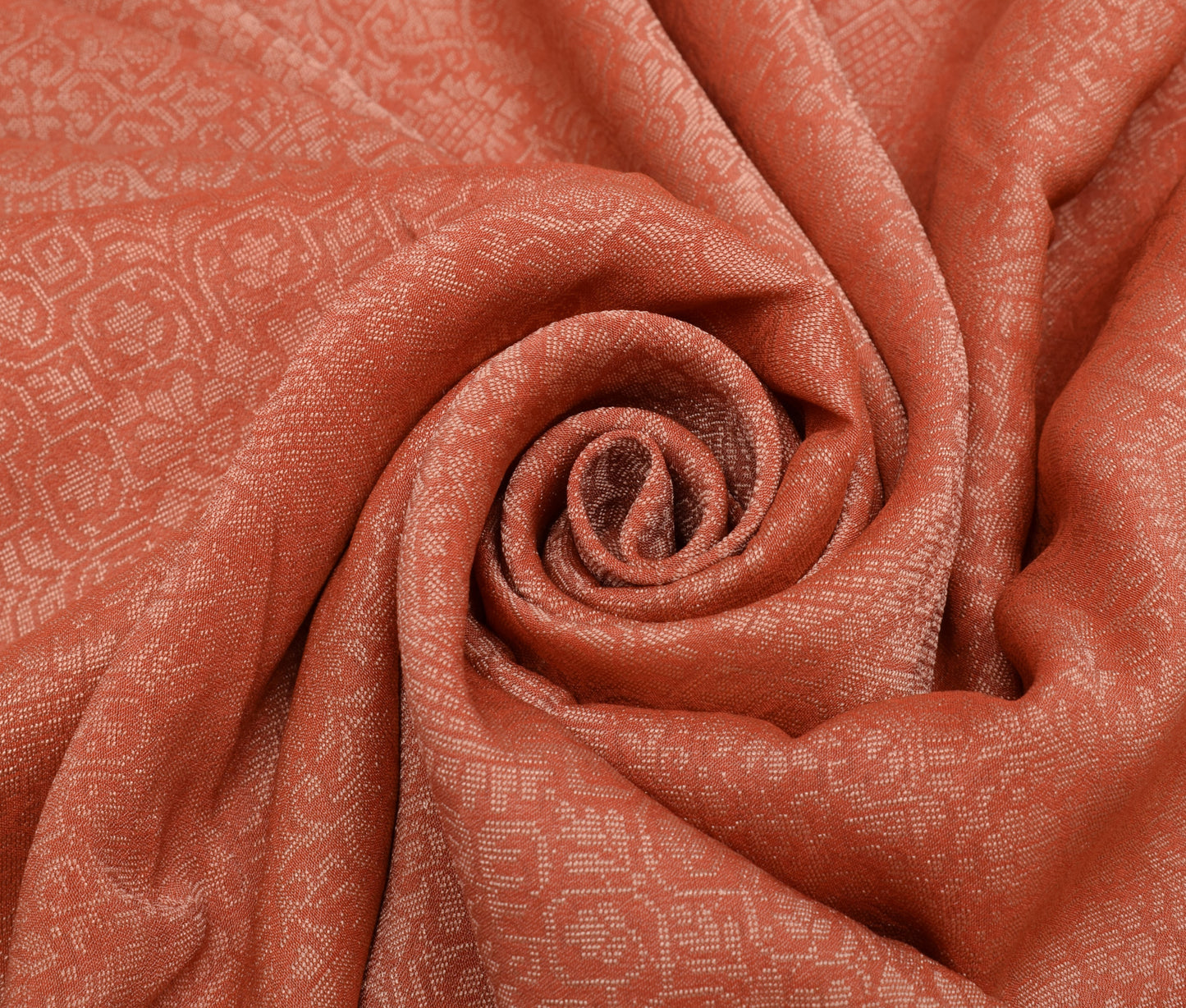 Sushila Vintage Indian Saree 100% Pure Silk Hand Beaded Floral 5 YD Sari Fabric