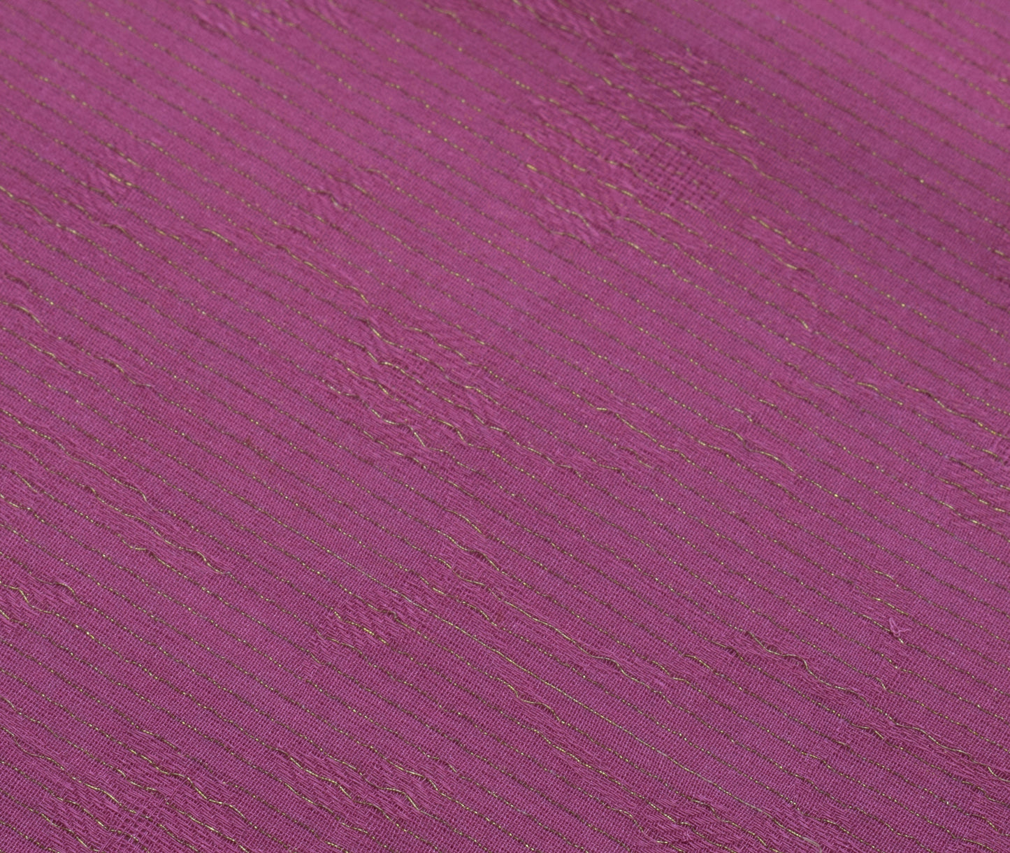 Sushila Vintage Lavender Saree Pure Georgette Silk Woven Floral 5 YD Sari Fabric