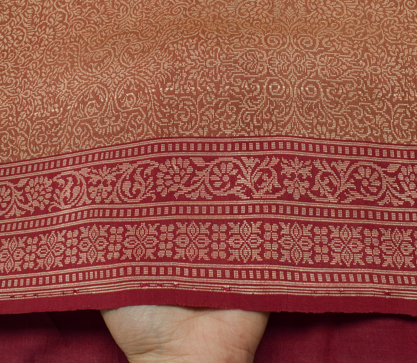 Sushila Vintage Heavy Saree 100% Pure Silk Banarasi Brocade Woven Sari Fabric