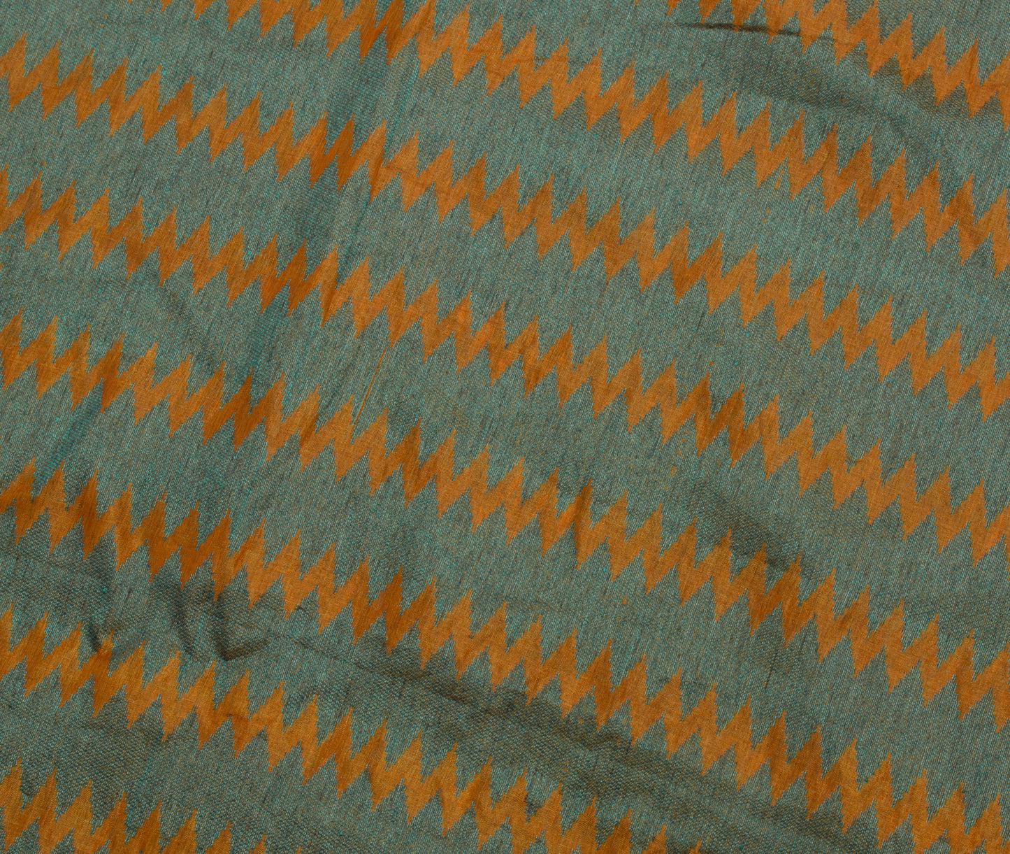 Sushila Vintage Mustard Indian Saree 100% Pure Woven Paisley Sari Craft Fabric
