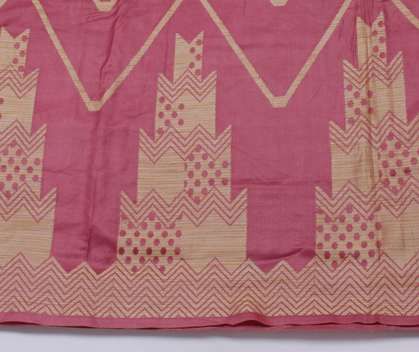 Sushila Vintage Indian Saree 100% Pure Silk Paisley Woven Sari 5 YD Craft Fabric