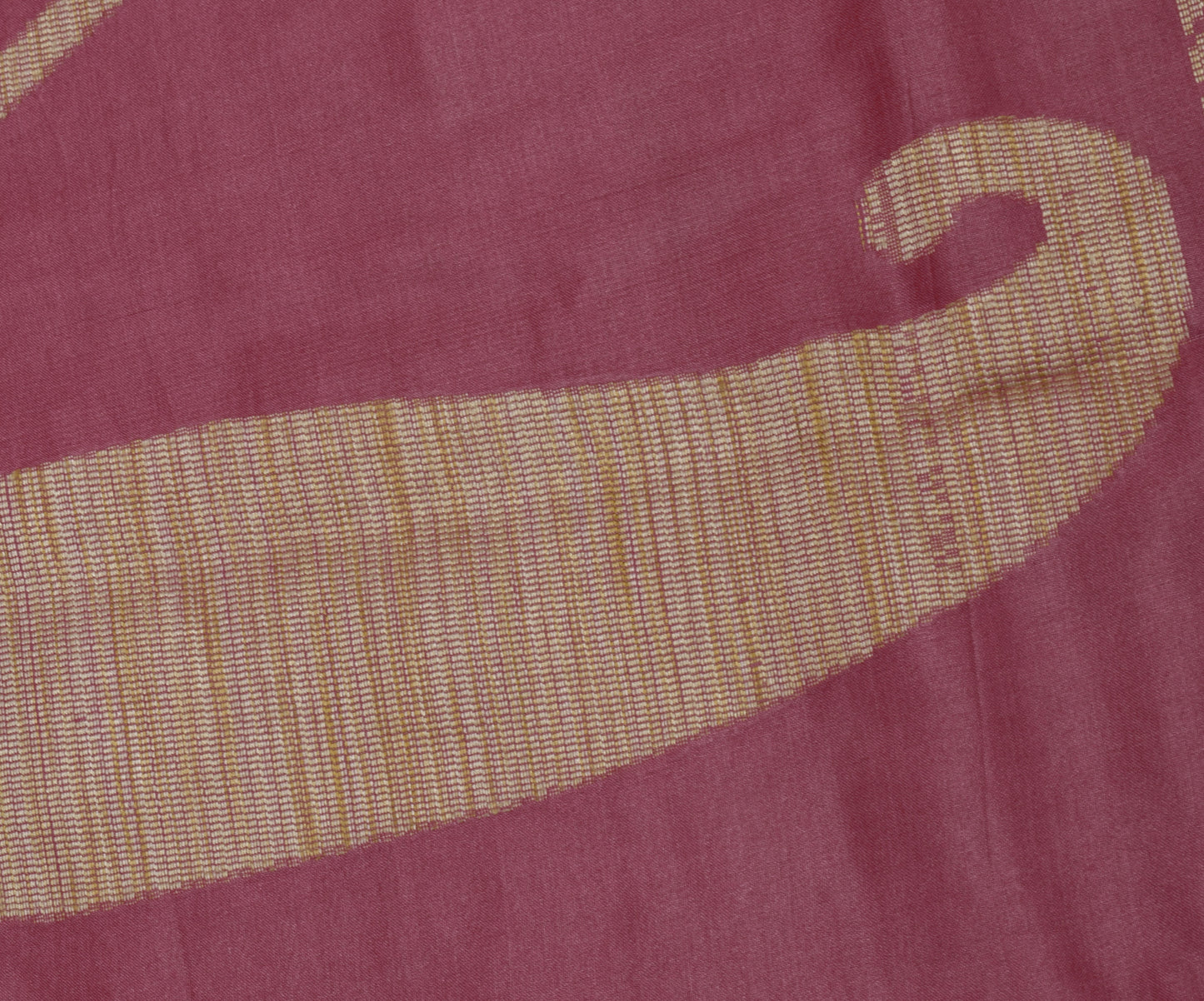 Sushila Vintage Indian Saree 100% Pure Silk Paisley Woven Sari 5 YD Craft Fabric