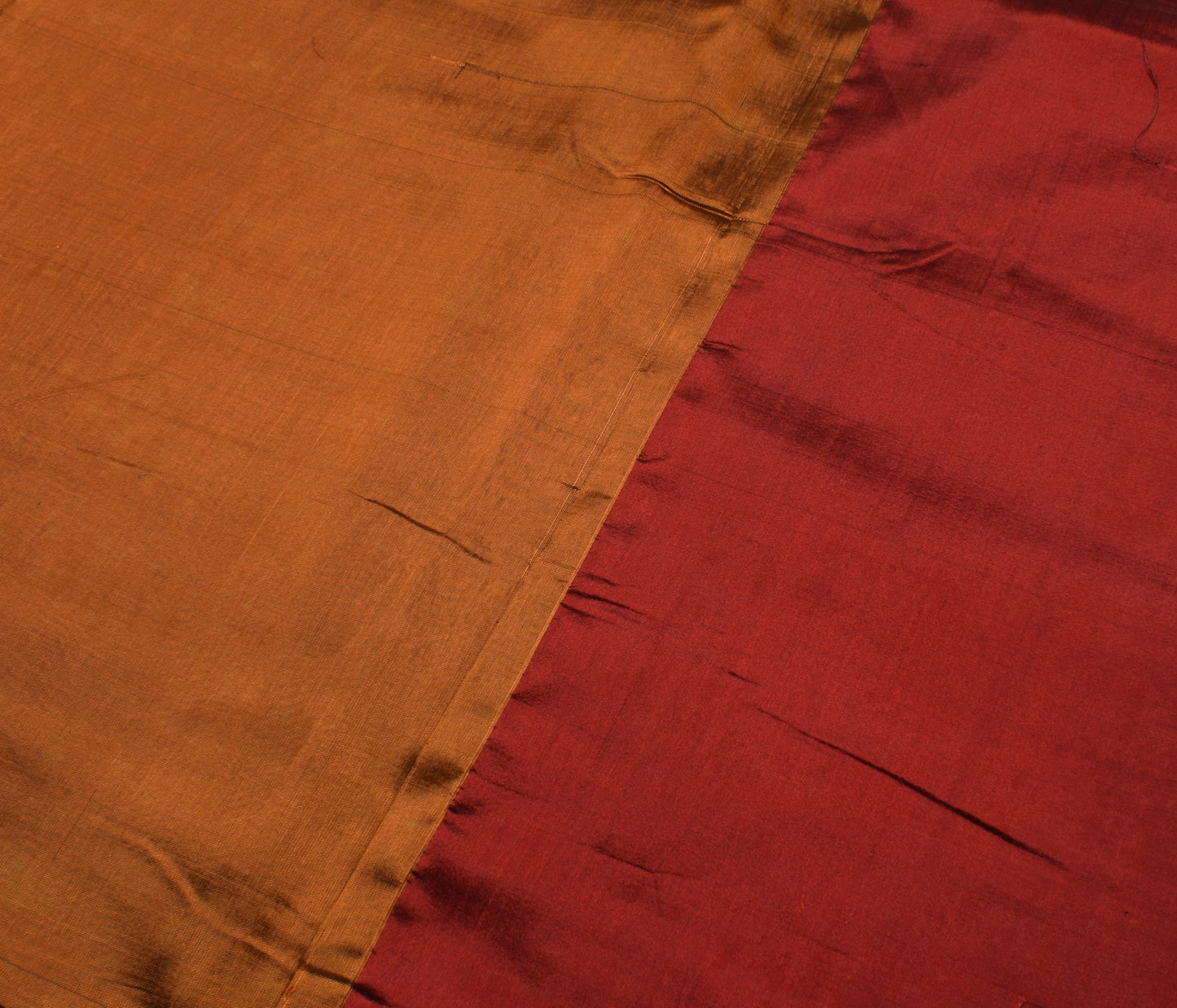 Sushila Vintage Handwoven Art Silk Saree with Zari Border Art Silk Sari Fabric