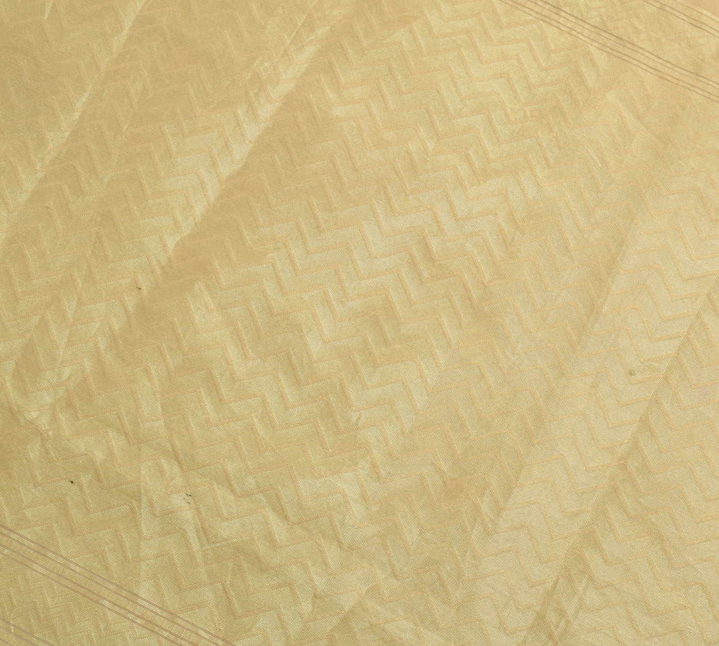 Sushila Vintage Brown Indian Saree Blend Silk Woven Paisley Sari Craft Fabric