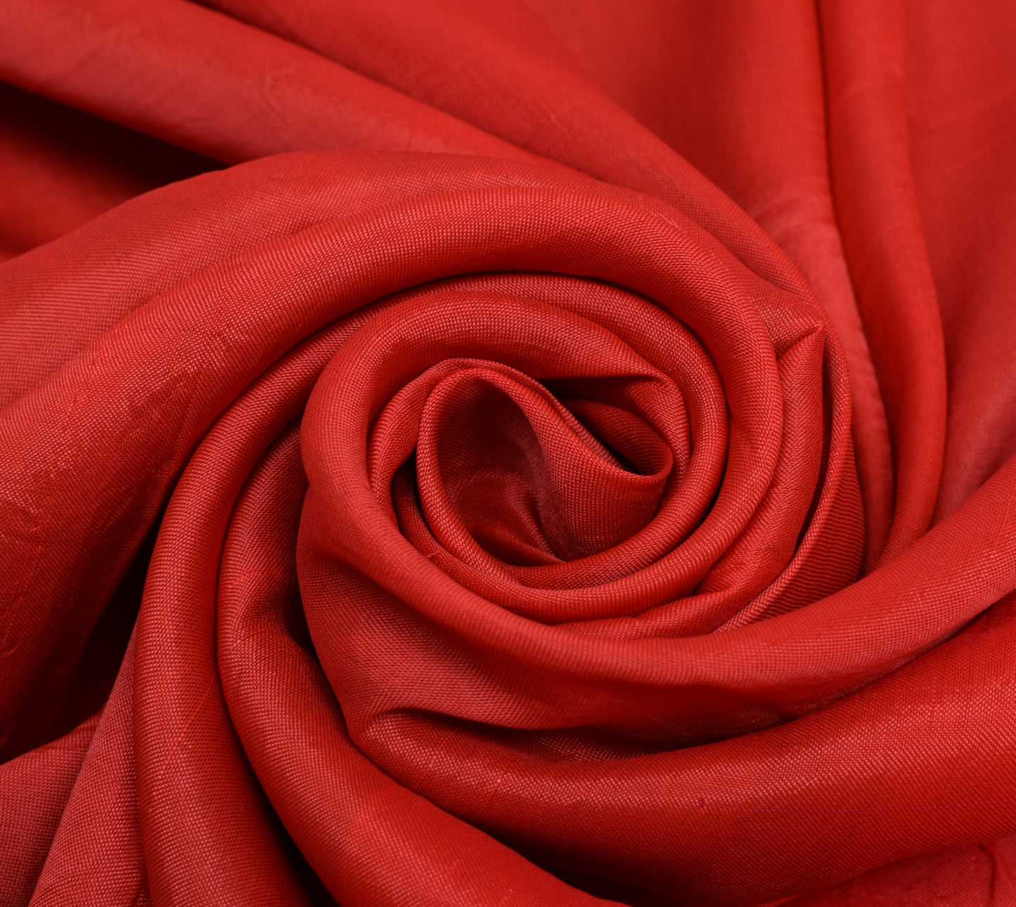 Sushila Vintage Red Indian Saree Blend Silk Woven 5 Yard Sari Craft Fabric