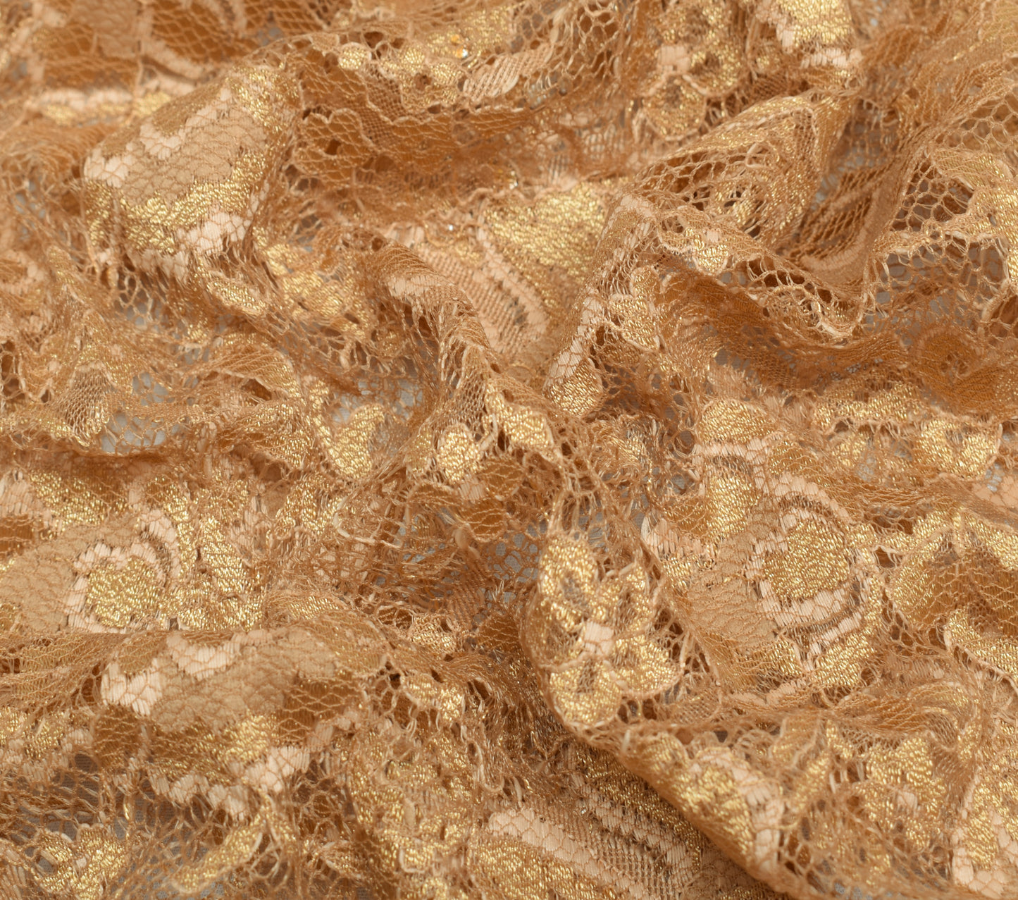 Sushila Vintage Brown Indian Saree Net Mesh Floral Woven Sari 5 YD Craft Fabric