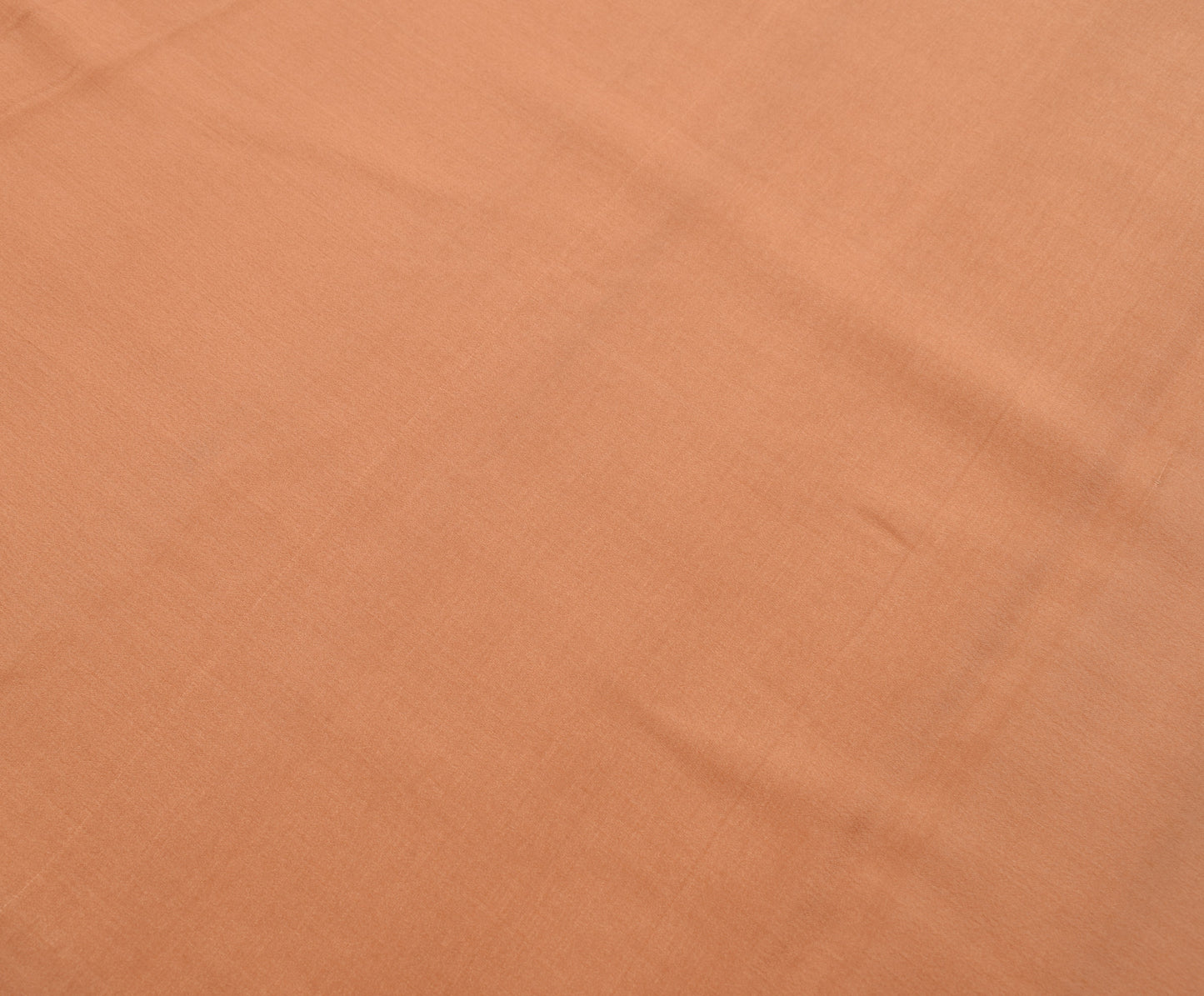 Sushila Vintage Peach Indian Saree 100% Pure Silk Woven Soft Sari Craft Fabric