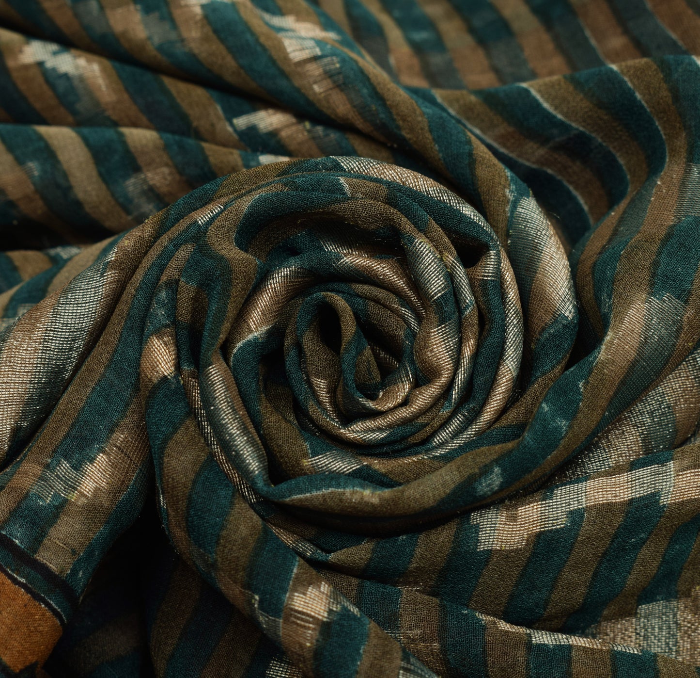 Sushila Vintage Indian Saree 100% Pure Georgette Silk Floral Printed Sari Fabric