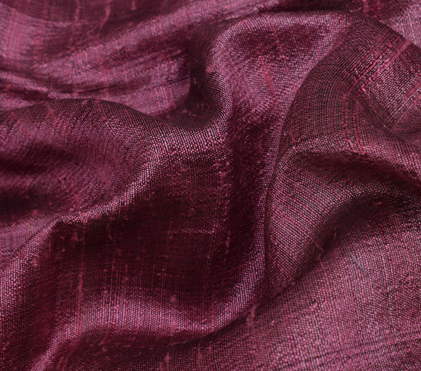 Sushila Vintage Pink Indian Saree 100% Pure Khadi Silk Woven Sari Craft Fabric