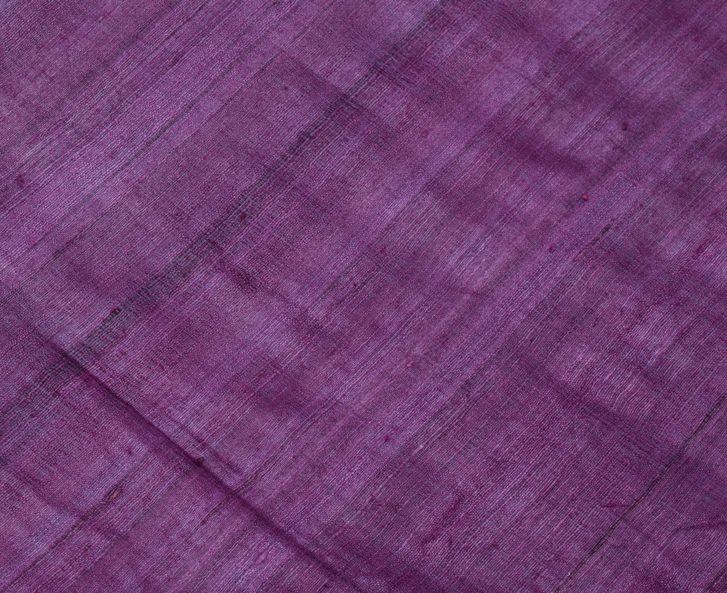 Sushila Vintage Purple Saree 100% Pure Khadi Silk Woven Floral Sari Craft Fabric