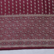 Sushila Vintage Heavy Saree Pure Satin Silk Banarasi Brocade Woven Sari Fabric