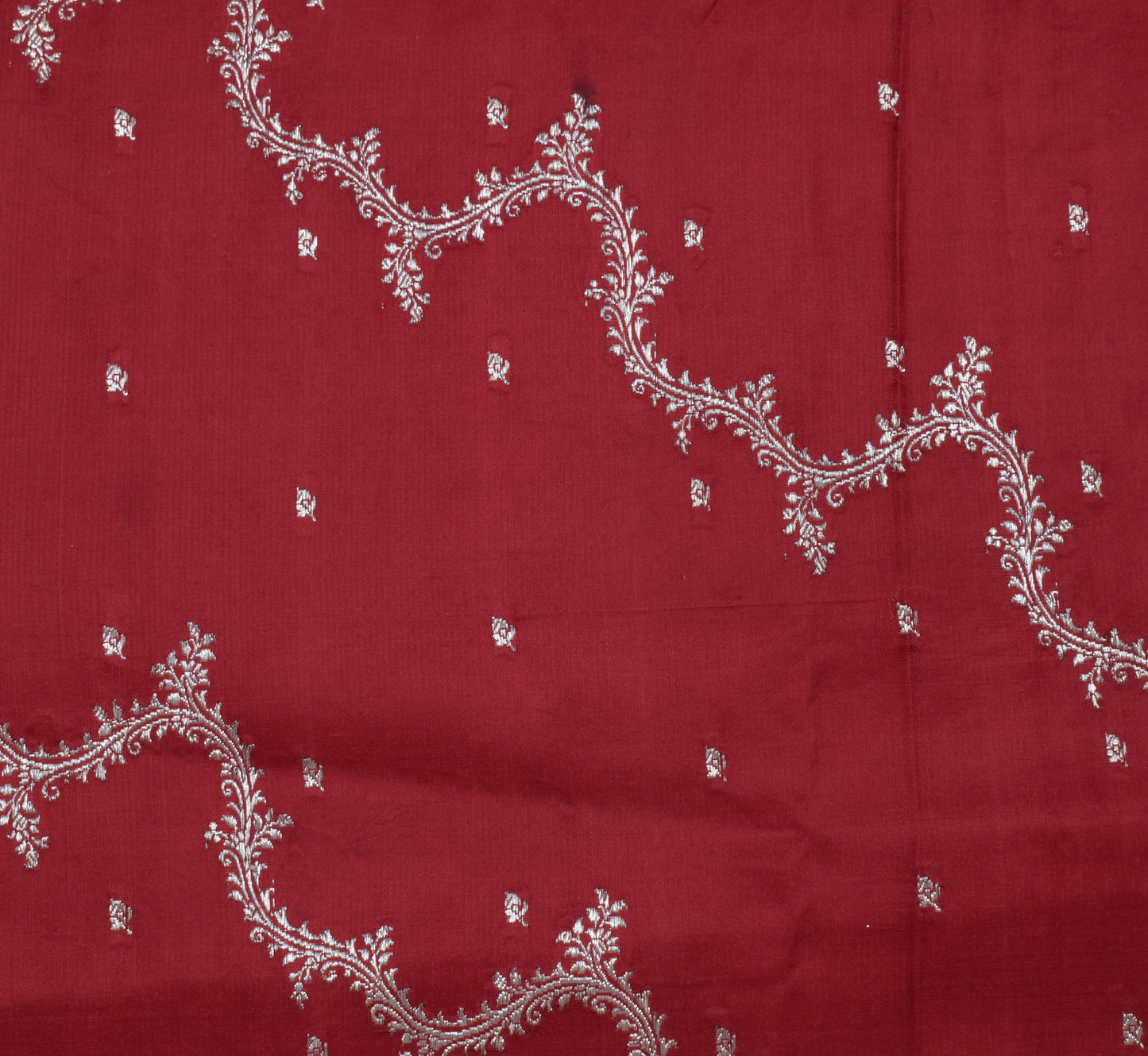 Sushila Vintage Heavy Saree Pure Satin Silk Banarasi Brocade Woven Sari Fabric