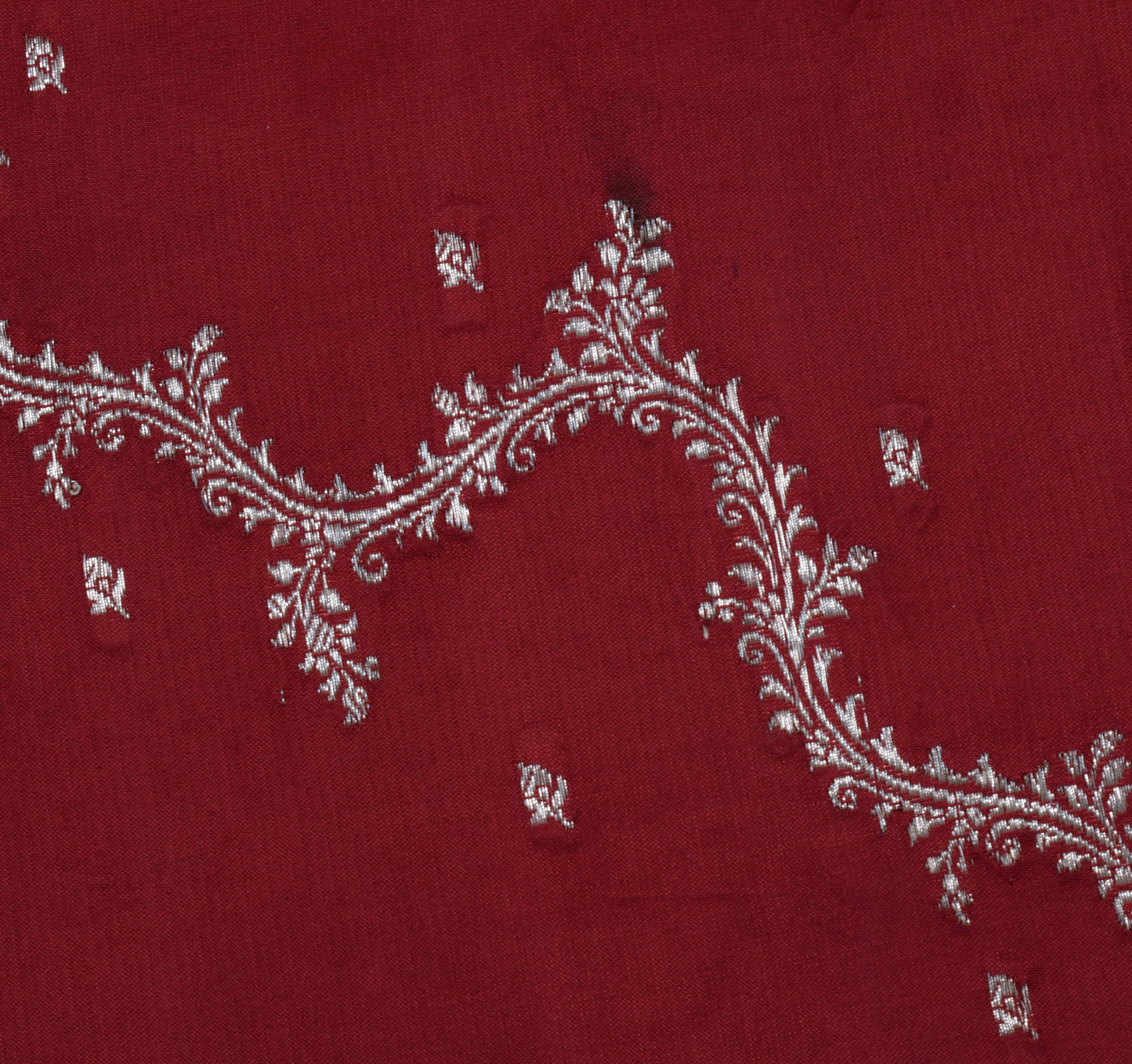 Sushila Vintage Heavy Saree Pure Satin Silk Banarasi Brocade Woven Sari Fabric