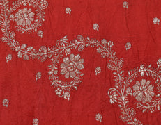 Sushila Vintage Heavy Saree Pure Satin Silk Banarasi Brocade Woven Sari Fabric