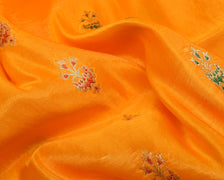 Sushila Vintage Heavy Saree Pure Satin Silk Banarasi Brocade Woven Sari Fabric