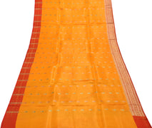 Sushila Vintage Heavy Saree Pure Satin Silk Banarasi Brocade Woven Sari Fabric