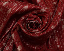Sushila Vintage Heavy Saree Pure Satin Silk Banarasi Brocade Woven Sari Fabric