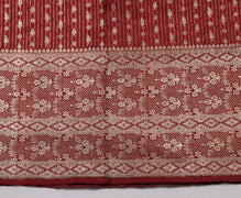 Sushila Vintage Heavy Saree Pure Satin Silk Banarasi Brocade Woven Sari Fabric