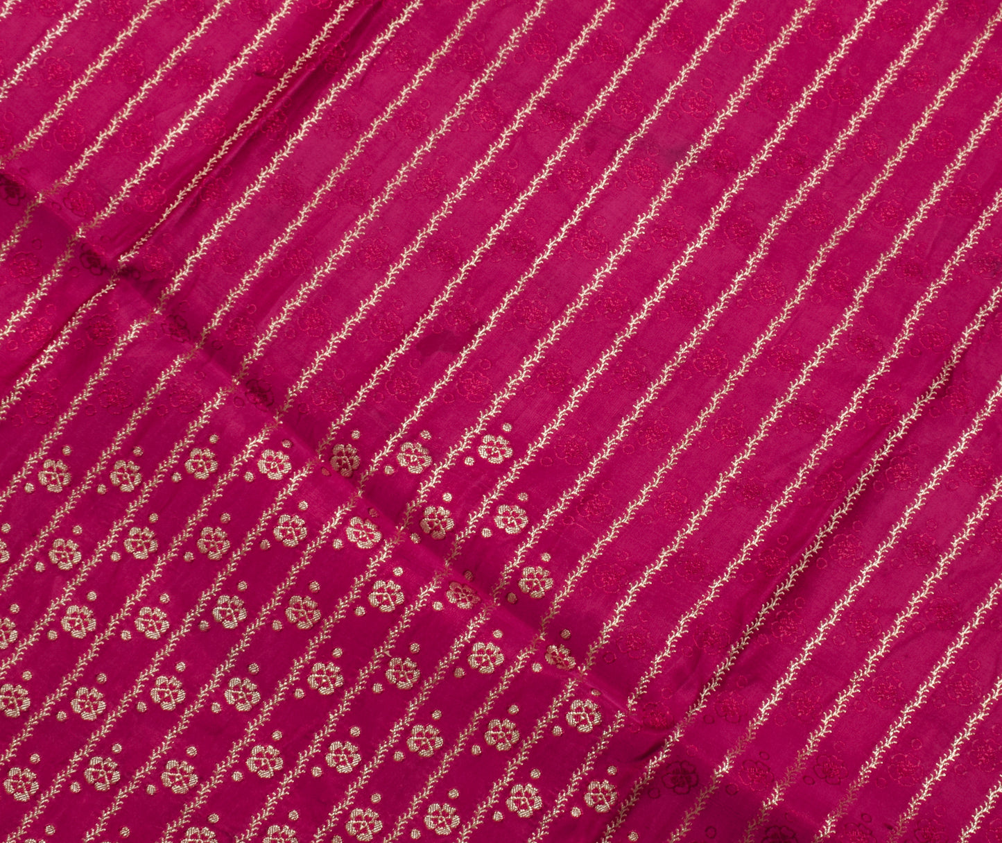 Sushila Vintage Heavy Saree Pure Satin Silk Banarasi Brocade Woven Sari Fabric