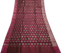 Sushila Vintage Heavy Saree Blend Satin Silk Banarasi Brocade Woven Sari Fabric