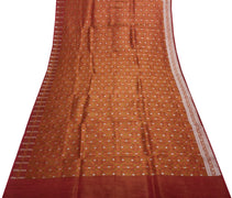 Sushila Vintage Heavy Saree Pure Satin Silk Banarasi Brocade Woven Sari Fabric