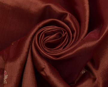 Sushila Vintage Heavy Saree Blend Satin Silk Banarasi Brocade Woven Sari Fabric