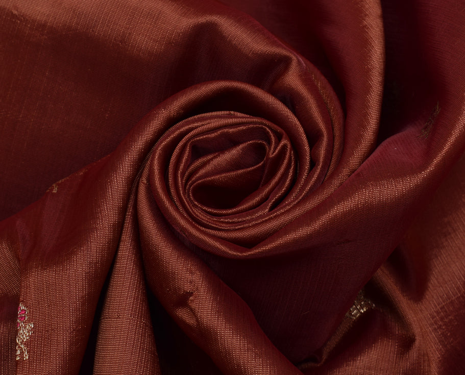 Sushila Vintage Heavy Saree Blend Satin Silk Banarasi Brocade Woven Sari Fabric