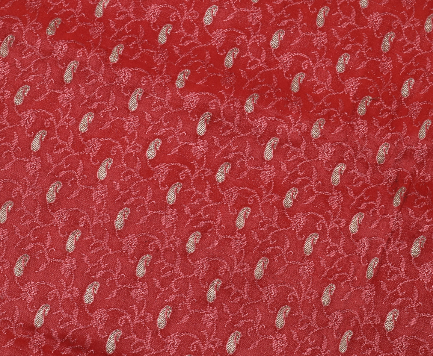 Sushila Vintage Heavy Saree Pure Satin Silk Banarasi Brocade Woven Sari Fabric