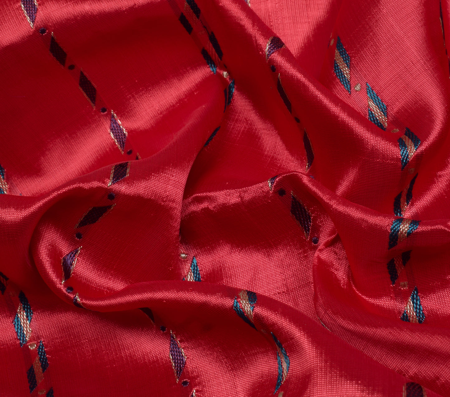 Sushila Vintage Heavy Saree Blend Satin Silk Banarasi Brocade Woven Sari Fabric