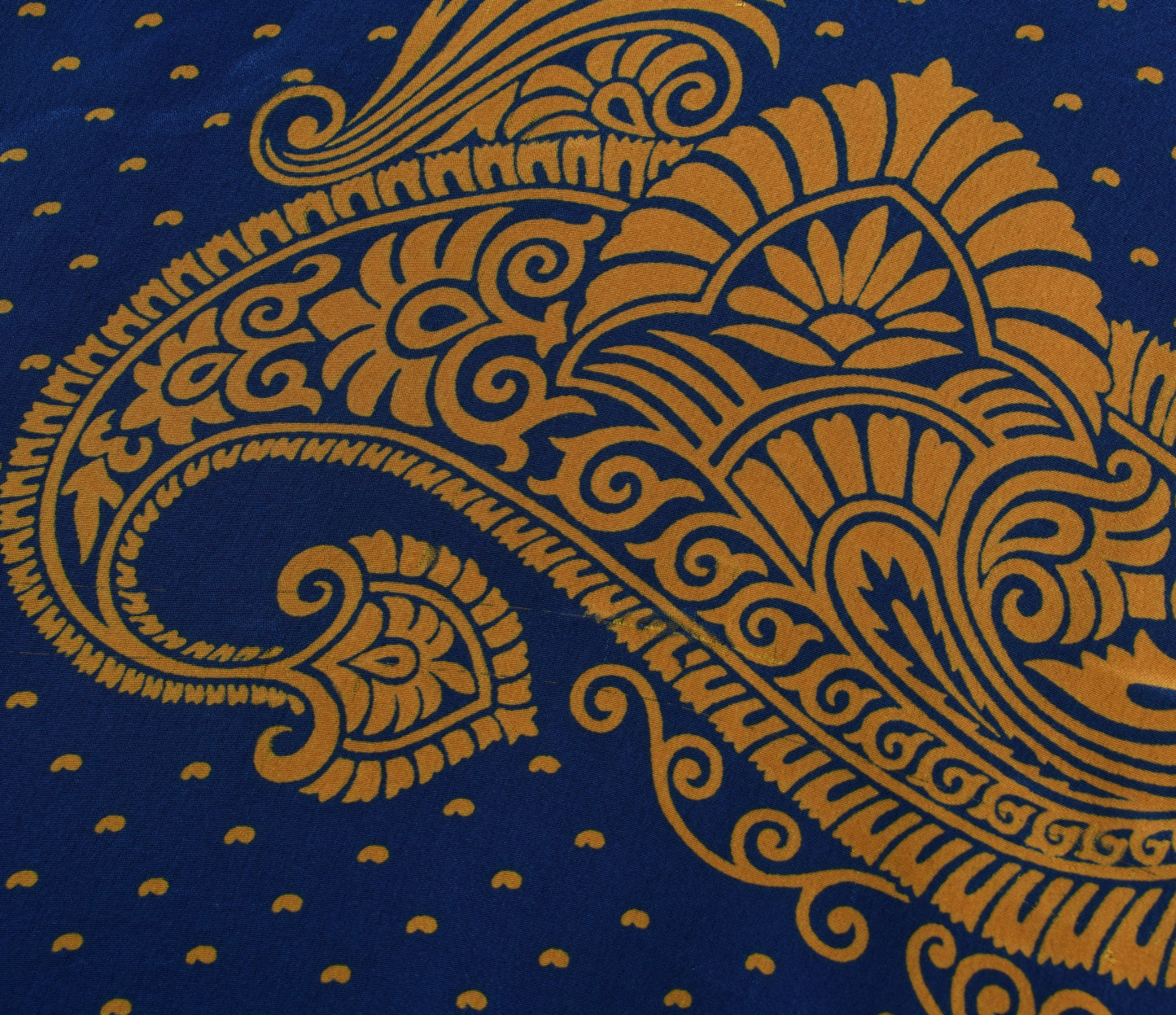 Sushila Vintage Blue Art Silk Saree Magic Wrap Reversible Skirt Beach Dress Hippie