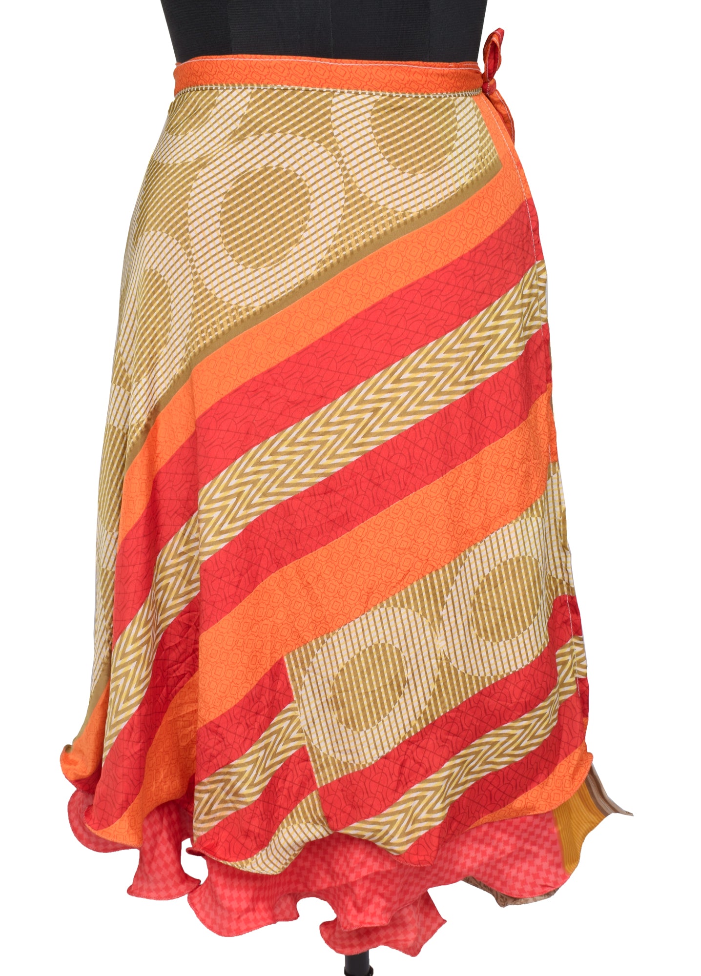 Printed Art Silk Women Magic Wrap Skirts at Rs 260/piece in Jaipur | ID:  19228369733