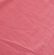 Sushila Vintage Peach Sari Remnant Scrap Multi Purpose Blend Silk Craft Fabric