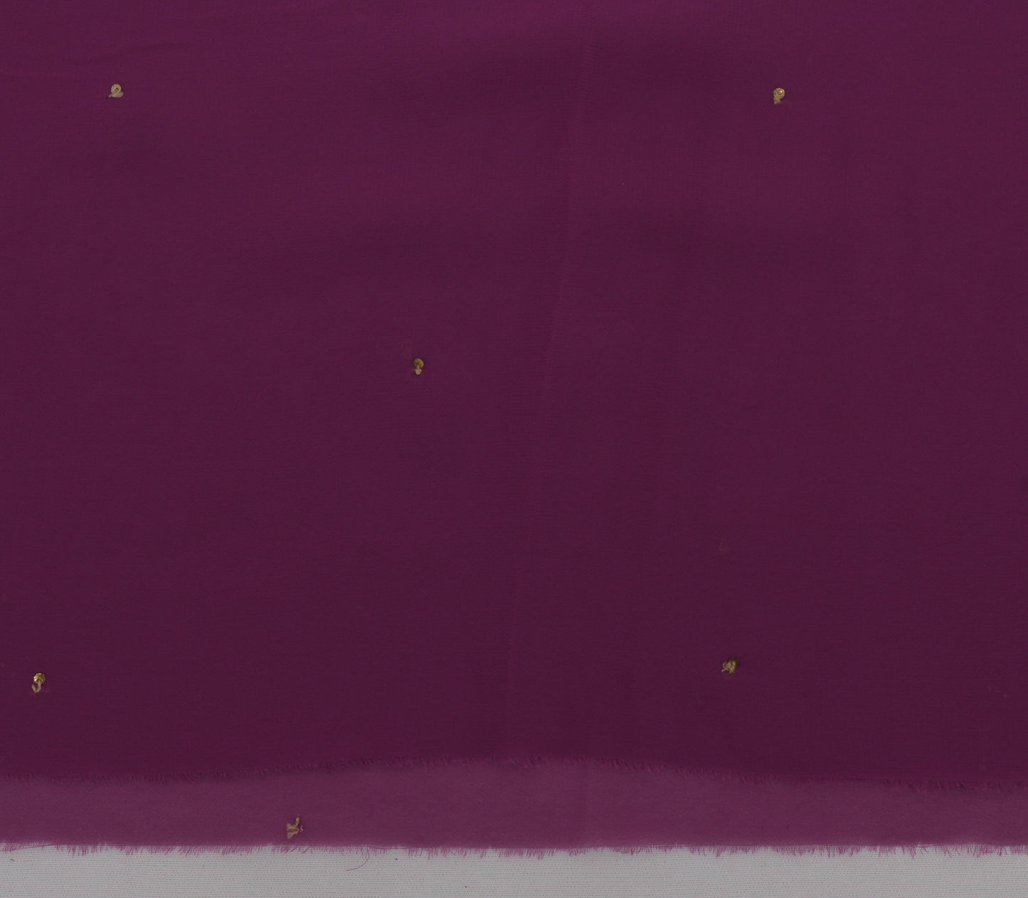 Sushila Vintage Purple Sari Remnant Scrap Blend Georgette Silk Craft Fabric