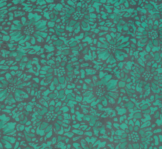 Sushila Vintage Blue Indian Sari Remnant Scrap Blend Georgette Silk Craft Fabric