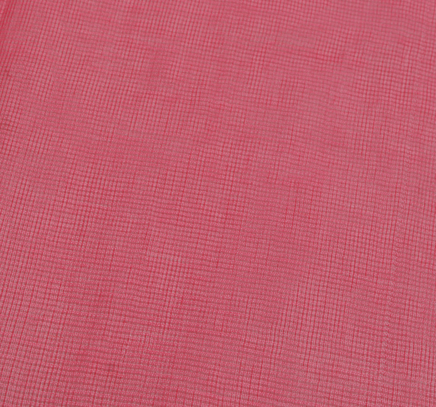 Sushila Vintage Peach Sari Remnant Scrap Blend Cotton Printed Craft Fabric